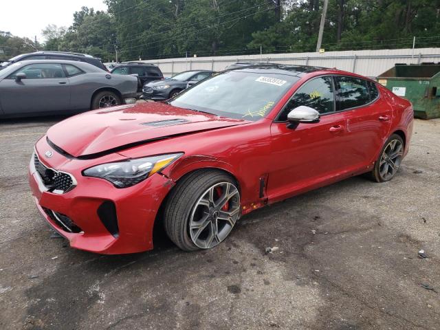 KNAE55LCXJ6040026 - 2018 KIA STINGER GT2 RED photo 1