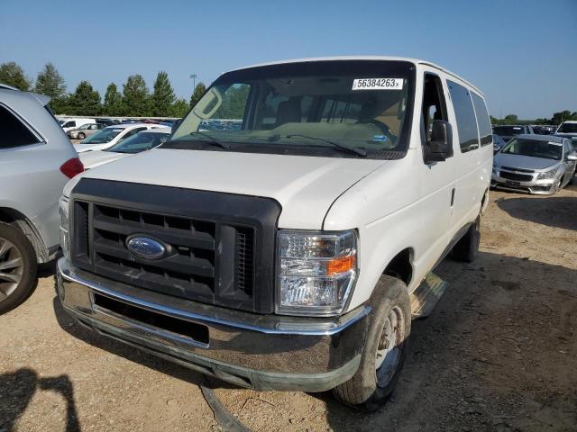 1FBNE3BL8DDA35145 - 2013 FORD ECONOLINE E350 SUPER DUTY WAGON WHITE photo 1