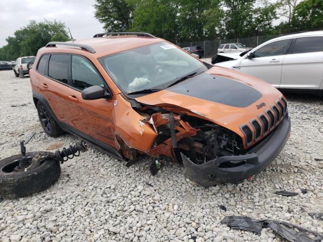 1C4PJMBS7GW109127 - 2016 JEEP CHEROKEE TRAILHAWK ORANGE photo 4