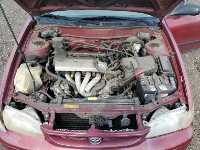 2T1BR12E5XC220781 - 1999 TOYOTA COROLLA VE RED photo 11