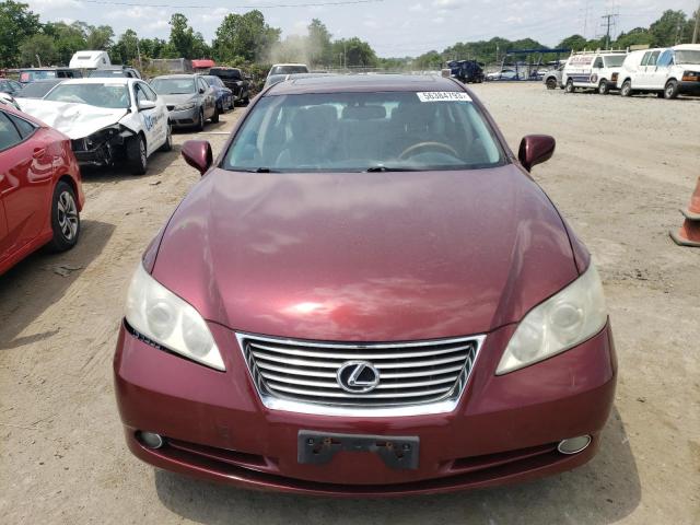 JTHBJ46G372005577 - 2007 LEXUS ES 350 MAROON photo 5