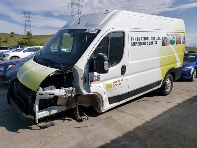 3C6TRVCG8KE506461 - 2019 RAM PROMASTER 2500 HIGH WHITE photo 1