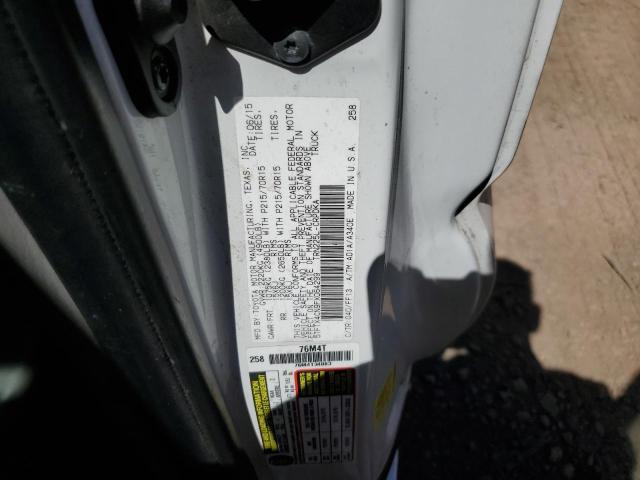 5TFTX4CN9FX064299 - 2015 TOYOTA TACOMA ACCESS CAB Ақ фото 12