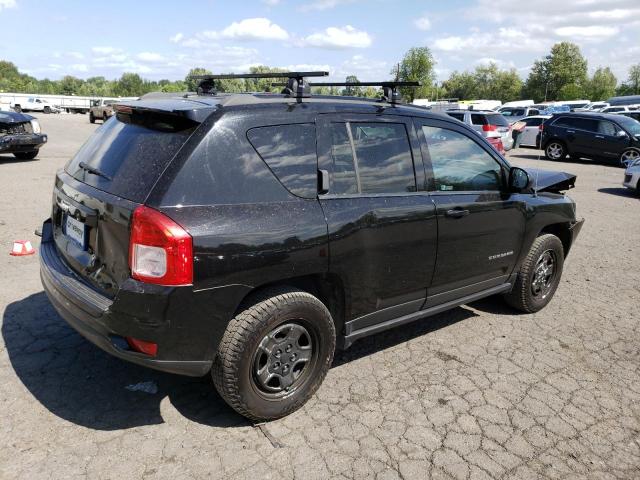 1C4NJDAB3CD671296 - 2012 JEEP COMPASS BLACK photo 3