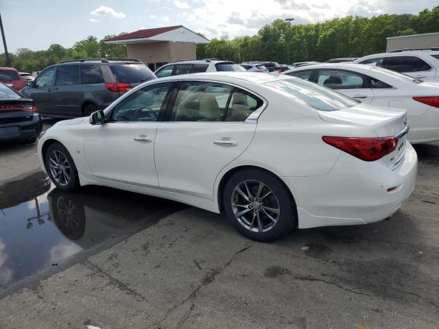 JN1BV7ARXFM414844 - 2015 INFINITI Q50 BASE WHITE photo 2