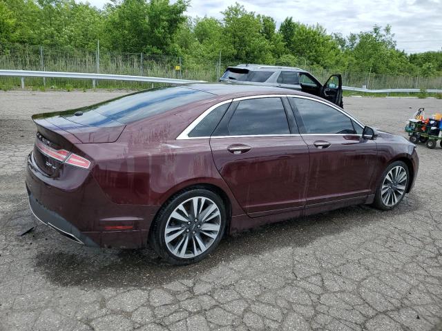 3LN6L5F97HR660273 - 2017 LINCOLN MKZ RESERVE მუქწითელი ფოტო 3