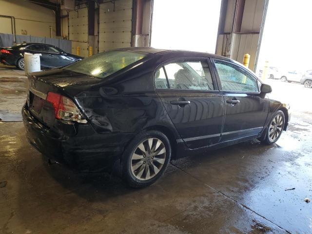 2HGFA16909H316219 - 2009 HONDA CIVIC EXL 黑色 照片 3