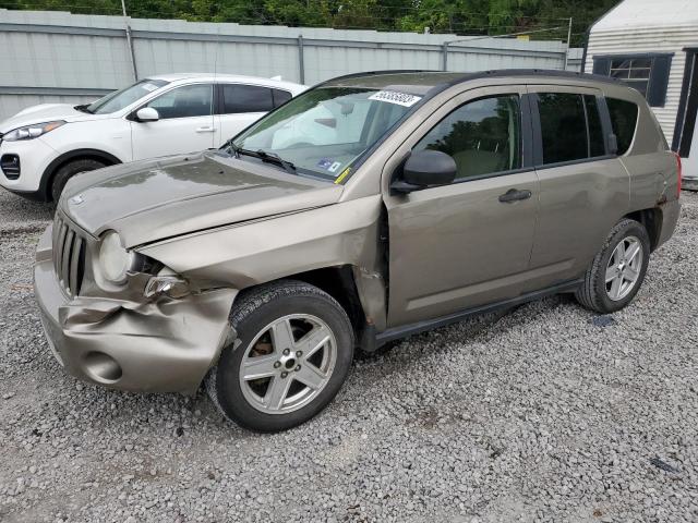 1J8FF47WX7D302904 - 2007 JEEP COMPASS TAN photo 1