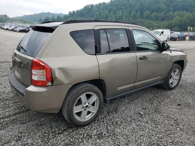 1J8FF47WX7D302904 - 2007 JEEP COMPASS TAN photo 3