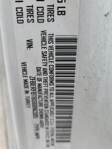 ZFBERFBT6G6B16385 - 2016 RAM PROMASTER SLT WHITE photo 13