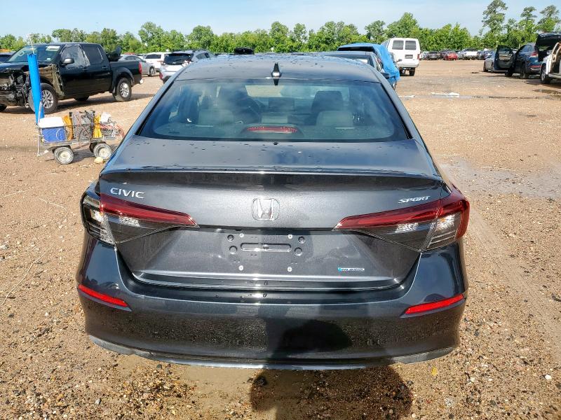 2HGFE4F86SH309147 - 2025 HONDA CIVIC SPORT GRAY photo 6
