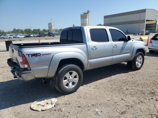 3TMLU4EN5FM181597 - 2015 TOYOTA TACOMA DOUBLE CAB 银色 照片 3