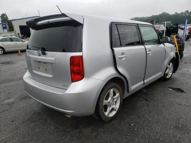 JTLKE50E381002158 - 2008 SCION SCION XB SILVER photo 4