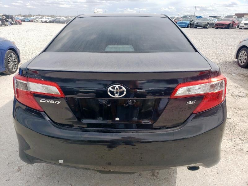 4T1BF1FK2CU609220 - 2012 TOYOTA CAMRY BASE BLACK photo 6