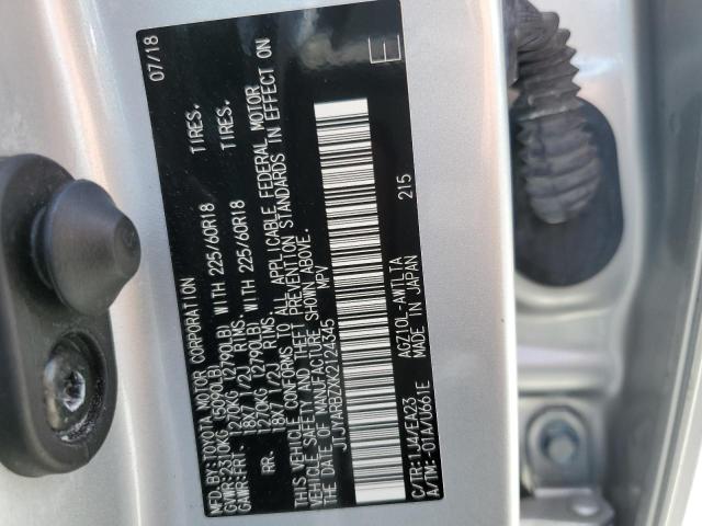 JTJYARBZXK2124345 - 2019 LEXUS NX 300 BASE 银色 照片 13