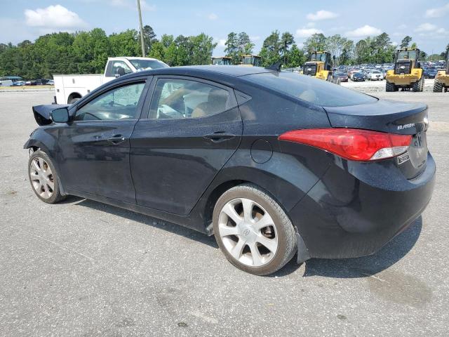 KMHDH4AEXCU328627 - 2012 HYUNDAI ELANTRA GLS BLACK photo 2