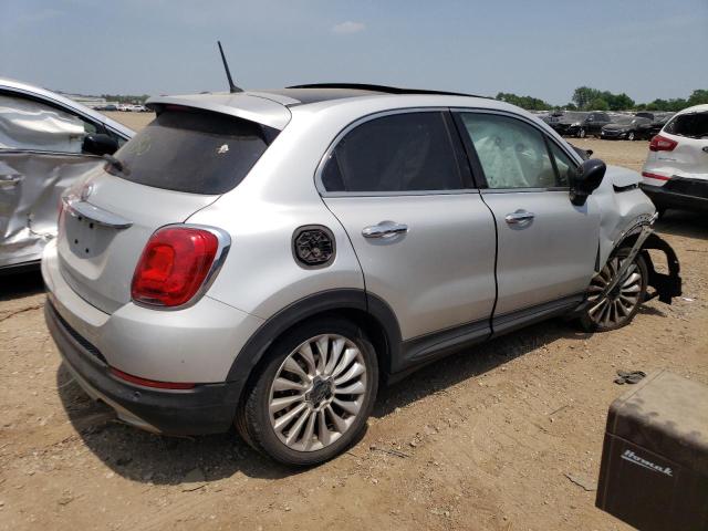 ZFBCFXDTXGP390909 - 2016 FIAT 500X LOUNGE SILVER photo 3