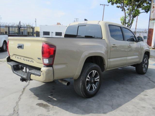 3TMAZ5CNXKM086786 - 2019 TOYOTA TACOMA DOUBLE CAB TAN photo 3