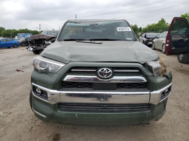 JTEKU5JR1N5980870 - 2022 TOYOTA 4RUNNER LIMITED GREEN photo 5