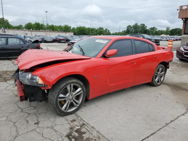 2C3CDXDT7EH296513 - 2014 DODGE CHARGER R/T RED photo 1