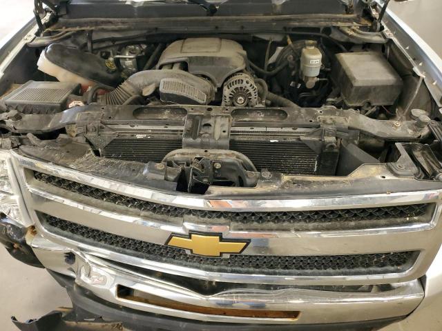 1GCRKSE78DZ150524 - 2013 CHEVROLET SILVERADO K1500 LT SILVER photo 11