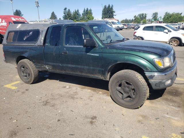 5TESN92N91Z769797 - 2001 TOYOTA TACOMA XTRACAB PRERUNNER მწვანე ფოტო 4