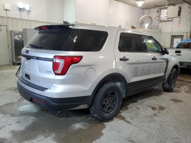 1FM5K8AR2JGA99579 - 2018 FORD EXPLORER POLICE INTERCEPTOR SILVER photo 3