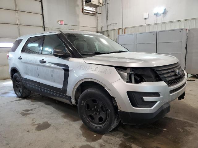 1FM5K8AR2JGA99579 - 2018 FORD EXPLORER POLICE INTERCEPTOR SILVER photo 4