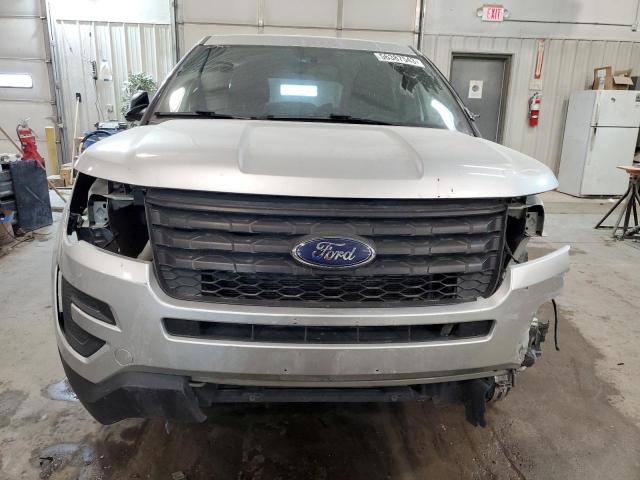 1FM5K8AR2JGA99579 - 2018 FORD EXPLORER POLICE INTERCEPTOR SILVER photo 5