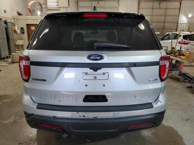 1FM5K8AR2JGA99579 - 2018 FORD EXPLORER POLICE INTERCEPTOR SILVER photo 6