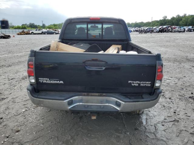 5TFJU4GN5BX005254 - 2011 TOYOTA TACOMA DOUBLE CAB PRERUNNER BLACK photo 6