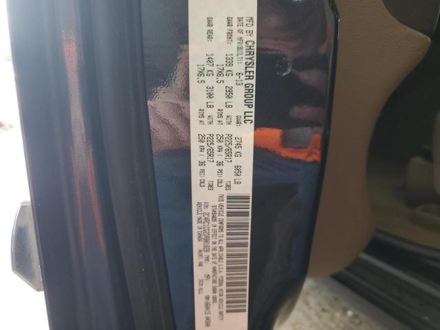 2C4RC1CG2DR801828 - 2013 CHRYSLER TOWN & COU TOURING L BLUE photo 13