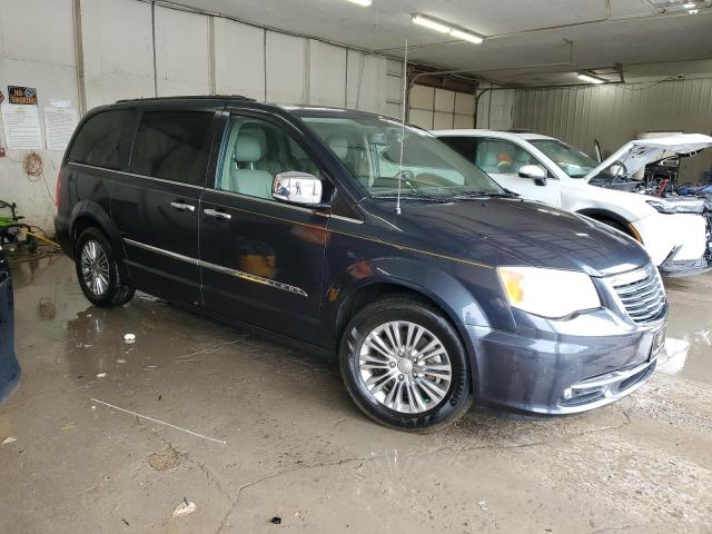 2C4RC1CG2DR801828 - 2013 CHRYSLER TOWN & COU TOURING L BLUE photo 4