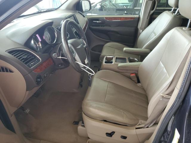 2C4RC1CG2DR801828 - 2013 CHRYSLER TOWN & COU TOURING L BLUE photo 7