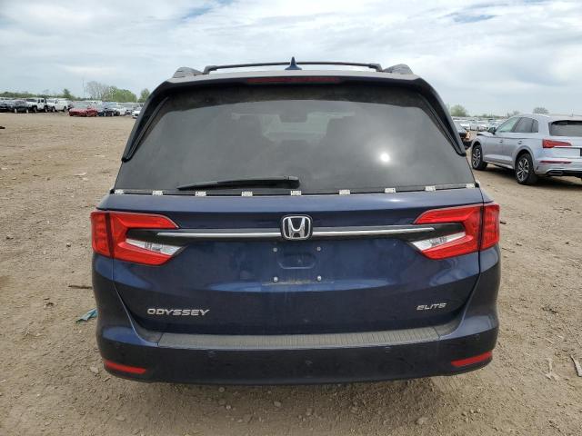 5FNRL6H94NB043446 - 2022 HONDA ODYSSEY ELITE ლურჯი ფოტო 6