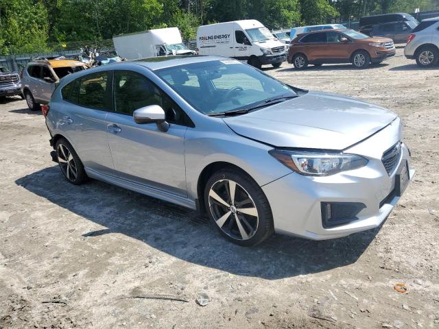 4S3GTAM66H3753553 - 2017 SUBARU IMPREZA SPORT SILVER photo 4