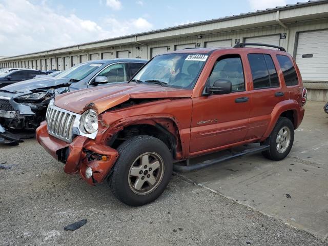 1J4GL58K62W215725 - 2002 JEEP LIBERTY LIMITED ORANGE photo 1