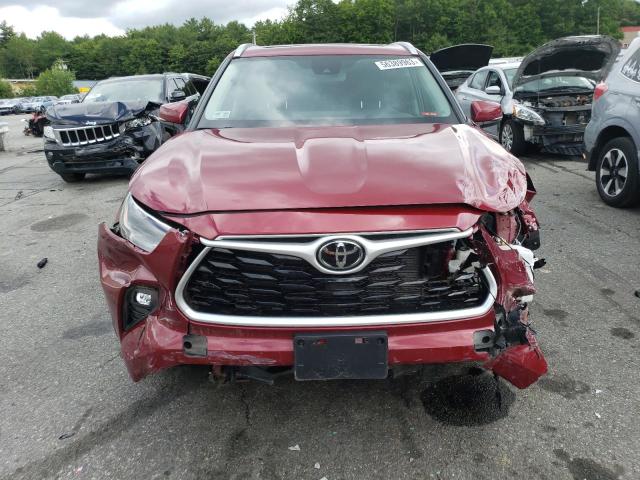 5TDGZRBH1NS575773 - 2022 TOYOTA HIGHLANDER XLE Rot Foto 5