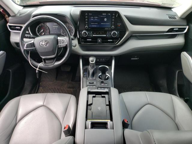 5TDGZRBH1NS575773 - 2022 TOYOTA HIGHLANDER XLE Rot Foto 8