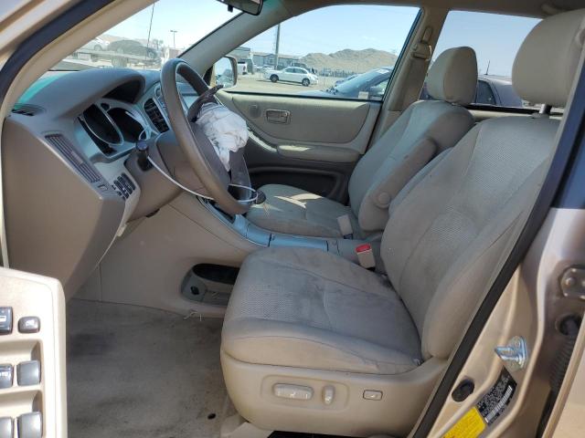 JTEDP21A640006600 - 2004 TOYOTA HIGHLANDER BASE BEIGE photo 7