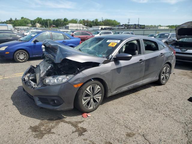 JHMFC1F71JX041241 - 2018 HONDA CIVIC EXL GRAY photo 1