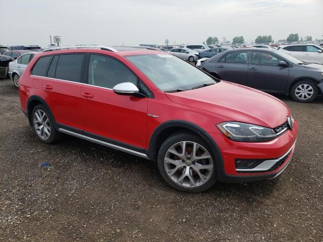 3VWH17AU6JM752095 - 2018 VOLKSWAGEN GOLF ALLTR S RED photo 4