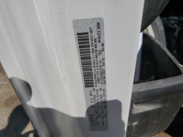 3C6TRVDG6GE127125 - 2016 RAM PROMASTER 2500 HIGH თეთრი ფოტო 13