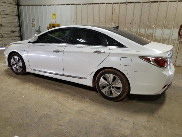 KMHEC4A46FA122723 - 2015 HYUNDAI SONATA HYBRID WHITE photo 2