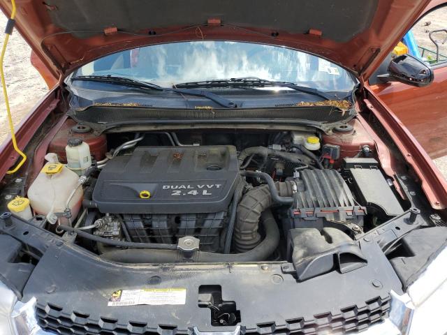 1C3CDZCB5CN222225 - 2012 DODGE AVENGER SXT ORANGE photo 11