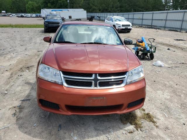 1C3CDZCB5CN222225 - 2012 DODGE AVENGER SXT ORANGE photo 5