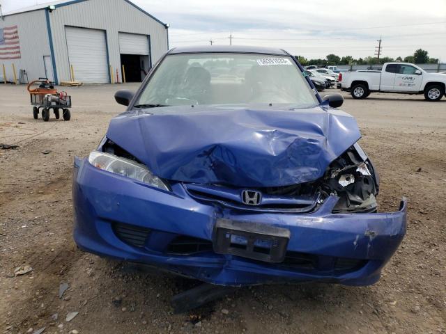 2HGES16335H569484 - 2005 HONDA CIVIC DX VP ლურჯი ფოტო 5