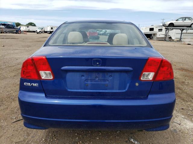 2HGES16335H569484 - 2005 HONDA CIVIC DX VP ლურჯი ფოტო 6