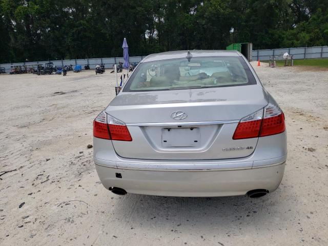 KMHGC4DF7AU098655 - 2010 HYUNDAI GENESIS 4.6L SILVER photo 6