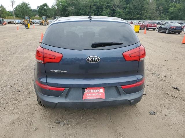 KNDPBCAC0F7772999 - 2015 KIA SPORTAGE LX BLUE photo 6